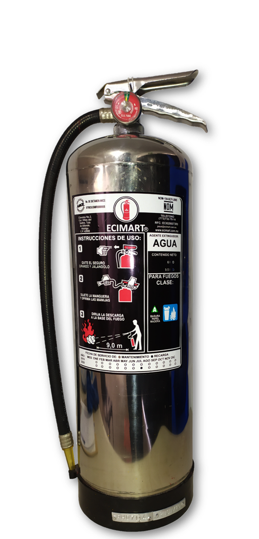 MANTTO. Y RECARGA EXT. AGUA 9.5 L