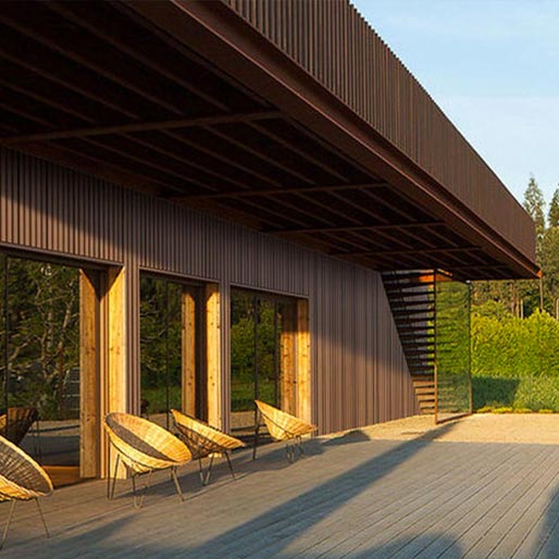 FACHADA Y MURO INTERIOR WPC