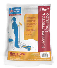 Complemento ideal para trabajo de pintura profesional o de uso rudo. Cubre pisos, maquinaria y es resistente a rasgaduras.