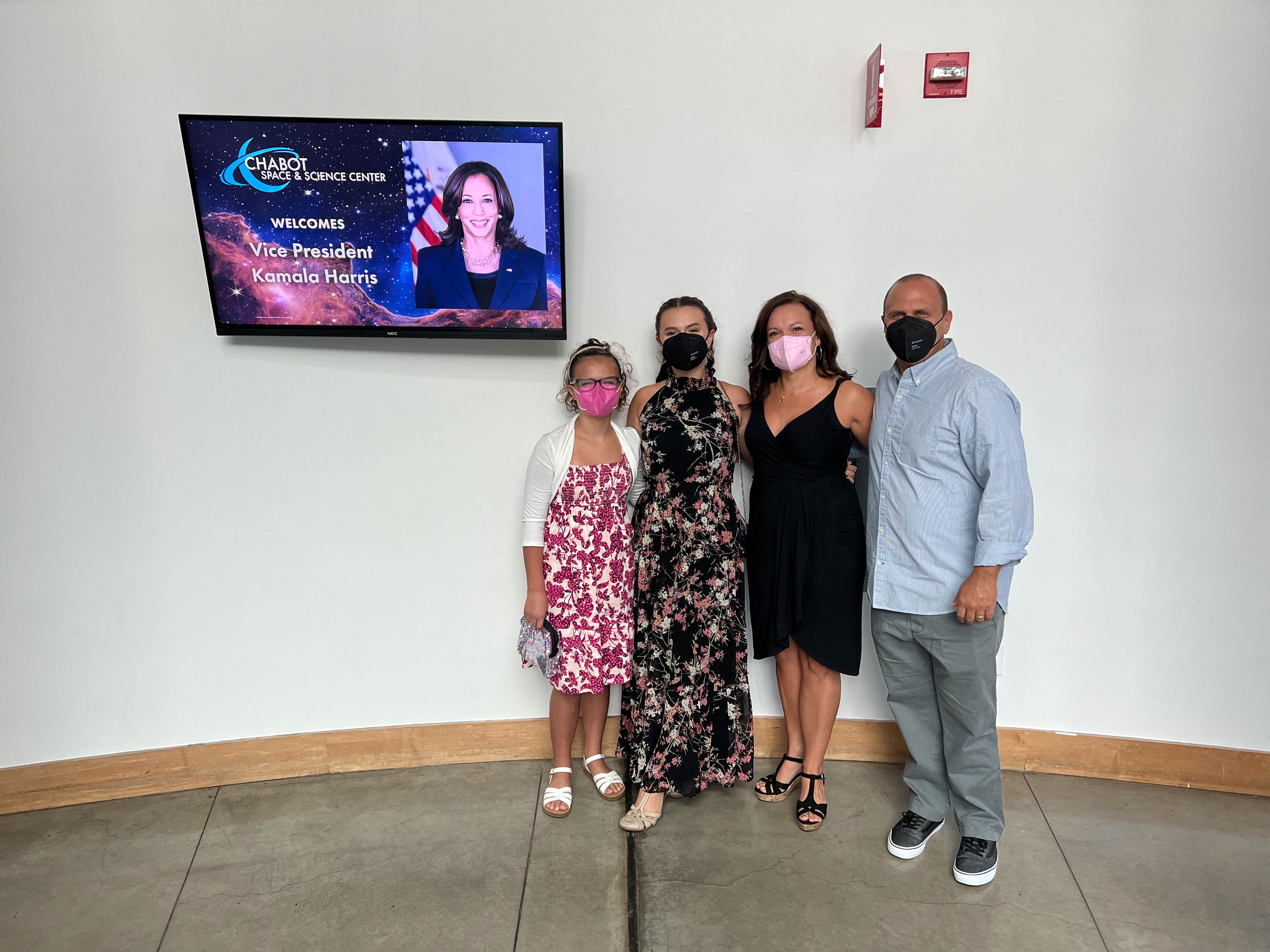 I brought my family to see Kamala Harris speak