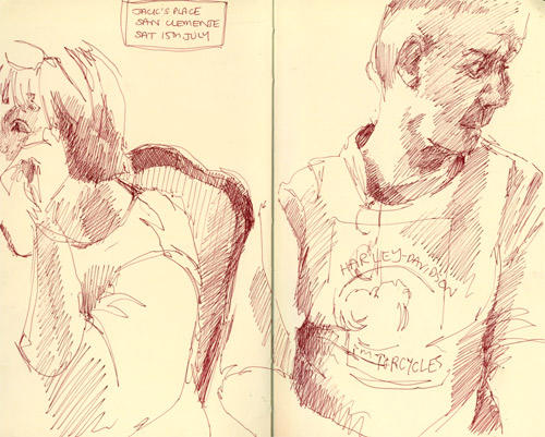 Talking art and Harleys