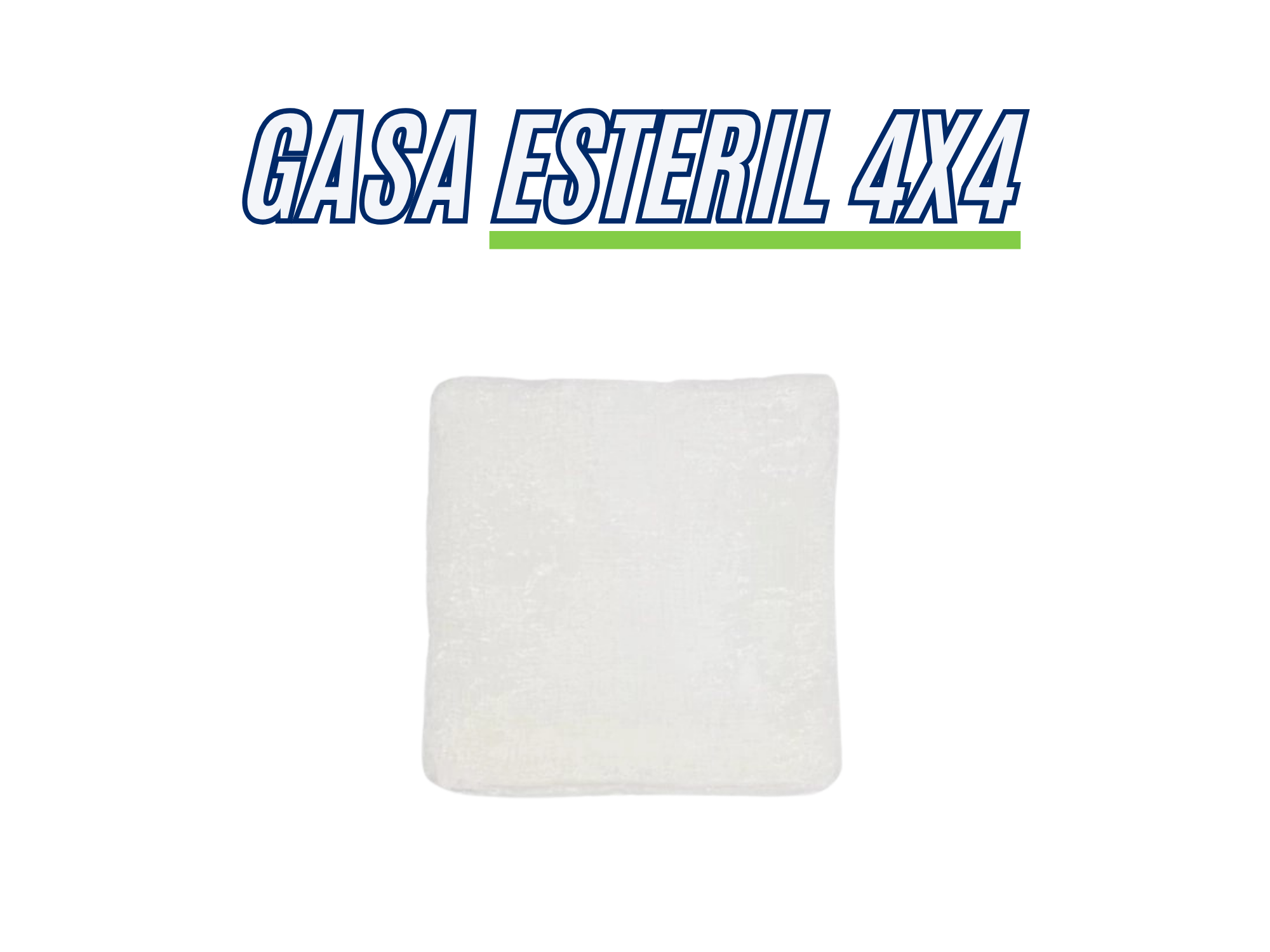 Gasa esteril 4x4