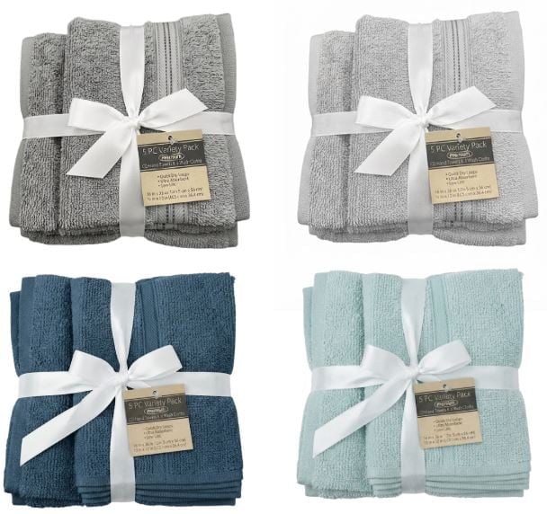 4812 
5PK HAND WASH BUNDLE LIGHT GREY12x12 - 16x26
UPC 430001463458
48 CS/PK
