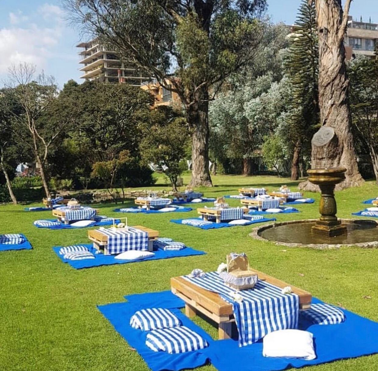 1Mesa Picnic Baja
1m x 1.17cm por 50.000
6 cojines 30.000
4 Tiras de manta 15.000
1 Camino de Mesa 10.000
Precio combo $ 80.000