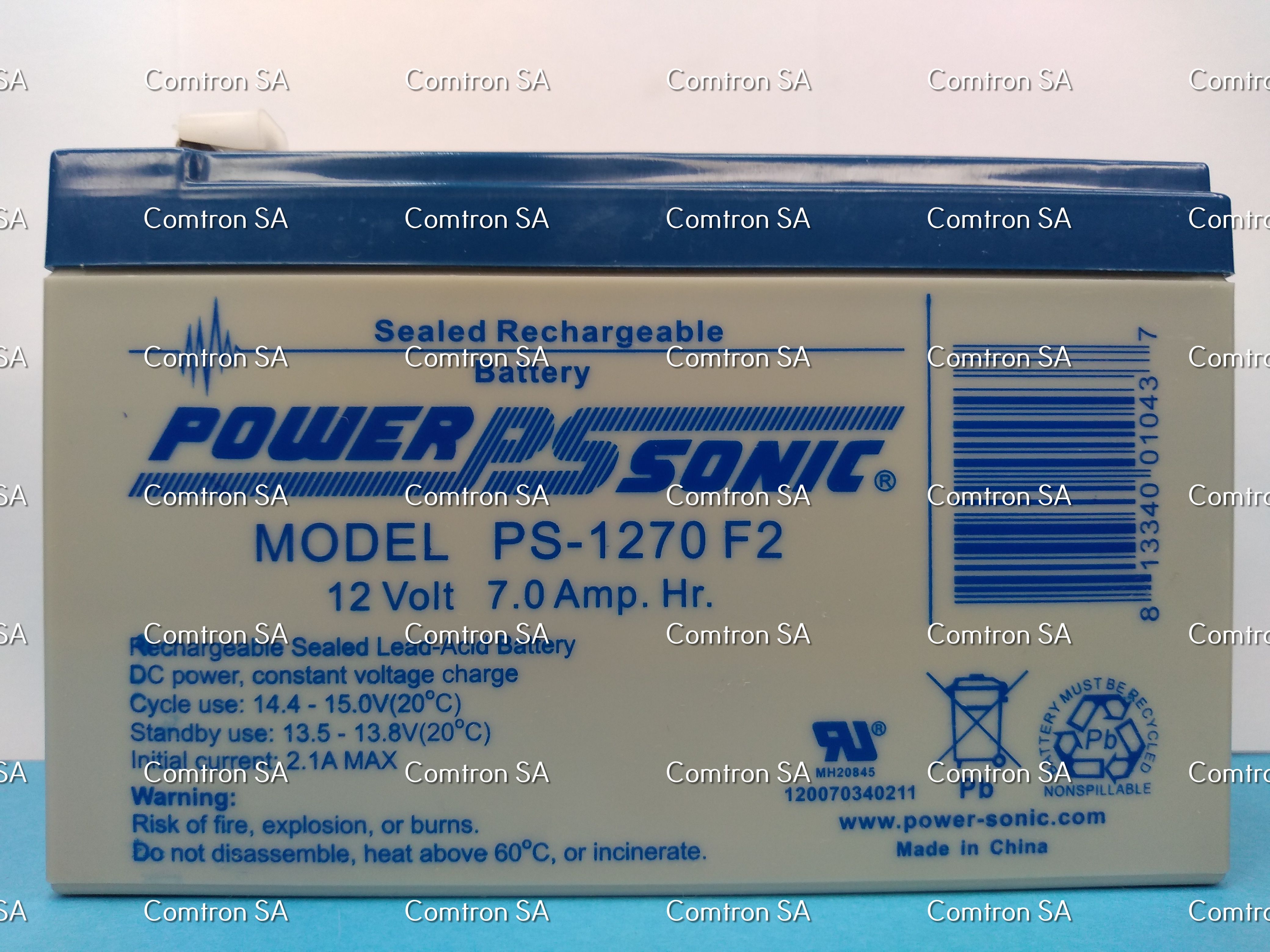 PS-6100F2
6 Volt
12.0 Amp. Hr.