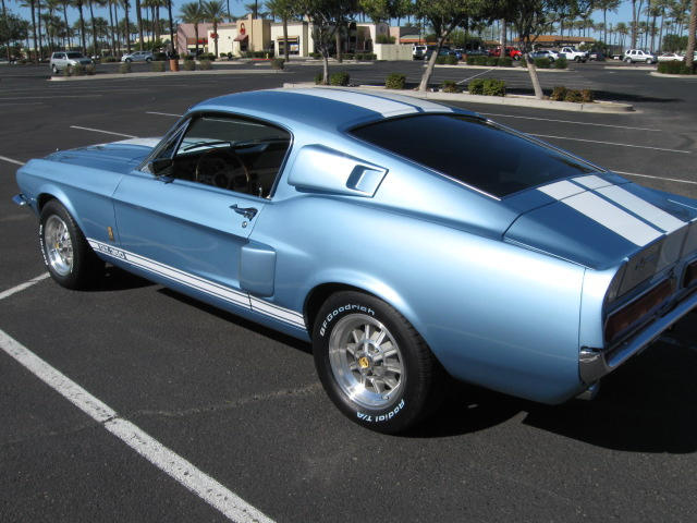 Upper and lower side scoops, Shelby wheels