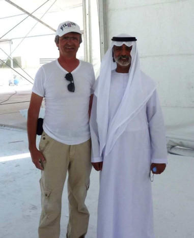 With Sheikh Nahayan Mabarak Al Nahayan - Abu Dhabi