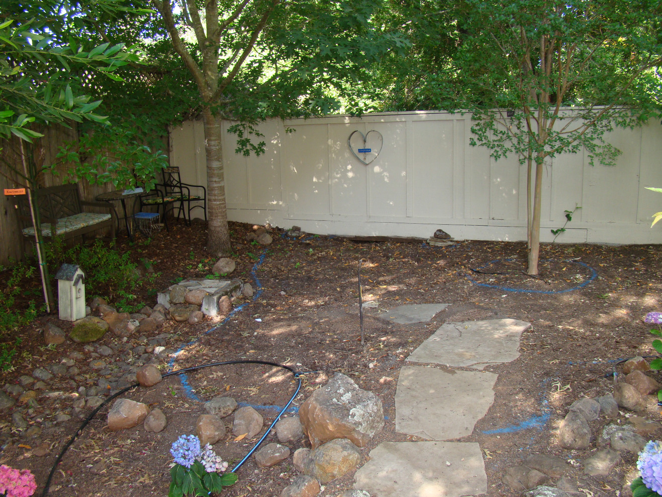 BEFORE - Backyard corner