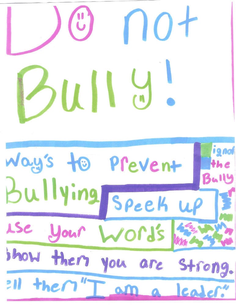 1st Grader's Thoughts on Bullying