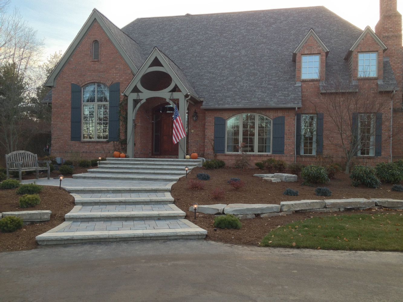 A wider view of the project.