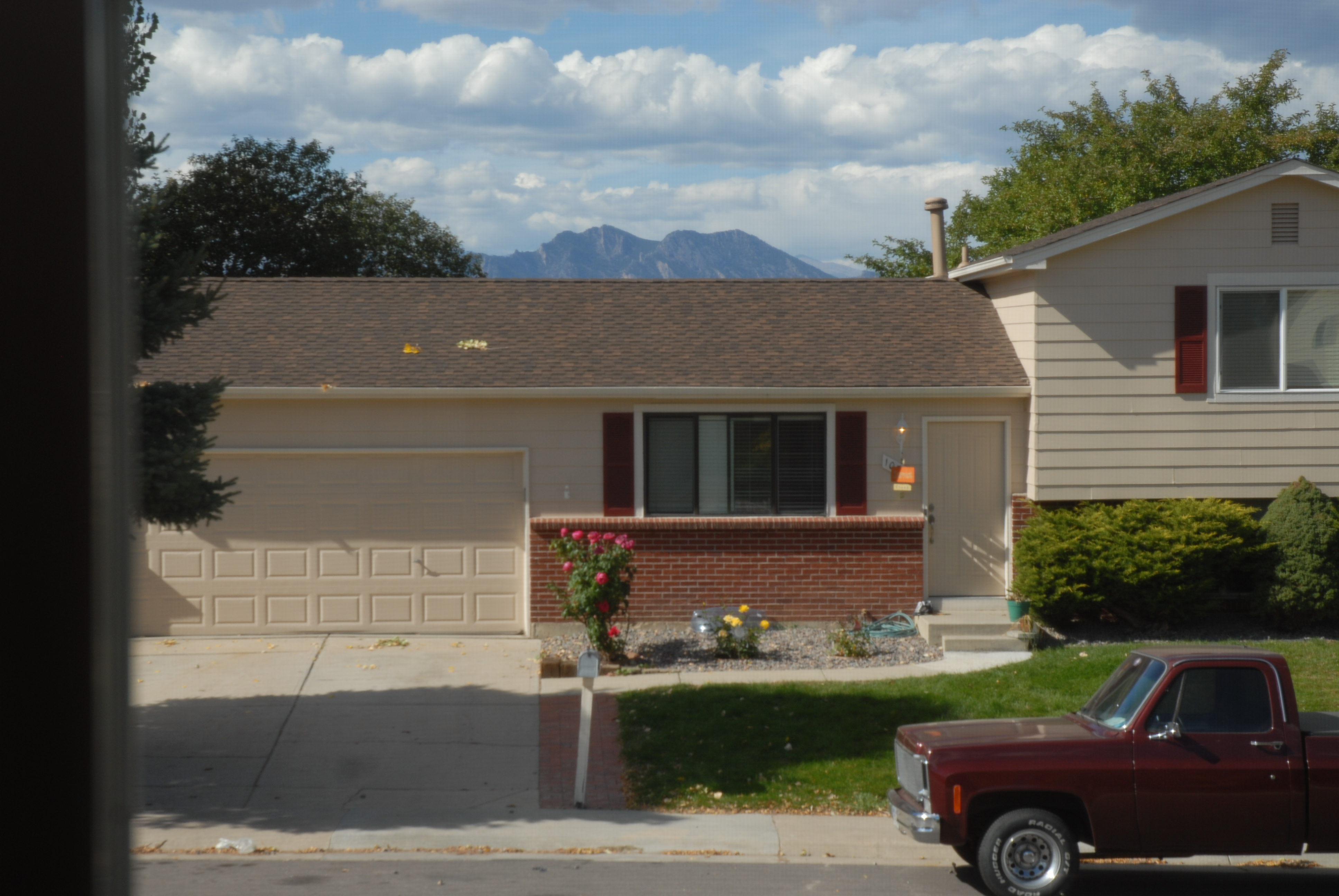View out Living Room window.