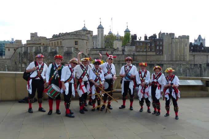 Merrydowners at the Tower of London