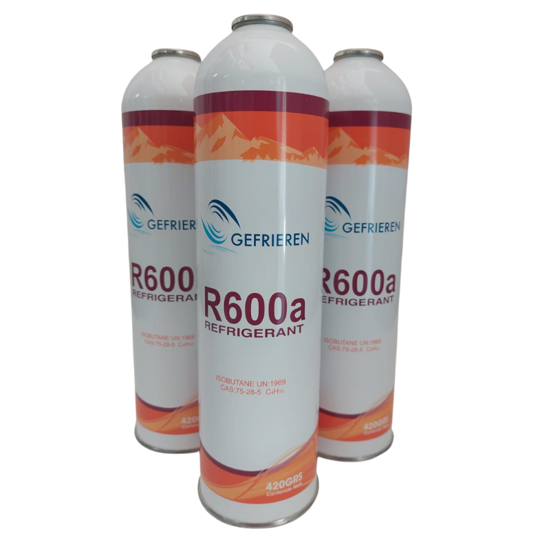 Gas refrigerante r600
Gefrieren

420 gramos