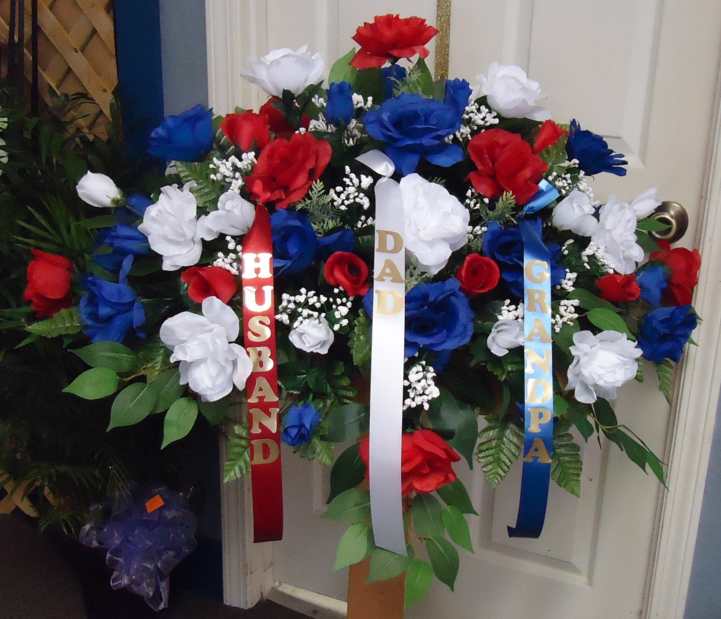 (4)  &quot;PROUD&quot;  
Red, White &amp; Blue
     $300.00
(Banners $5.00 Each)