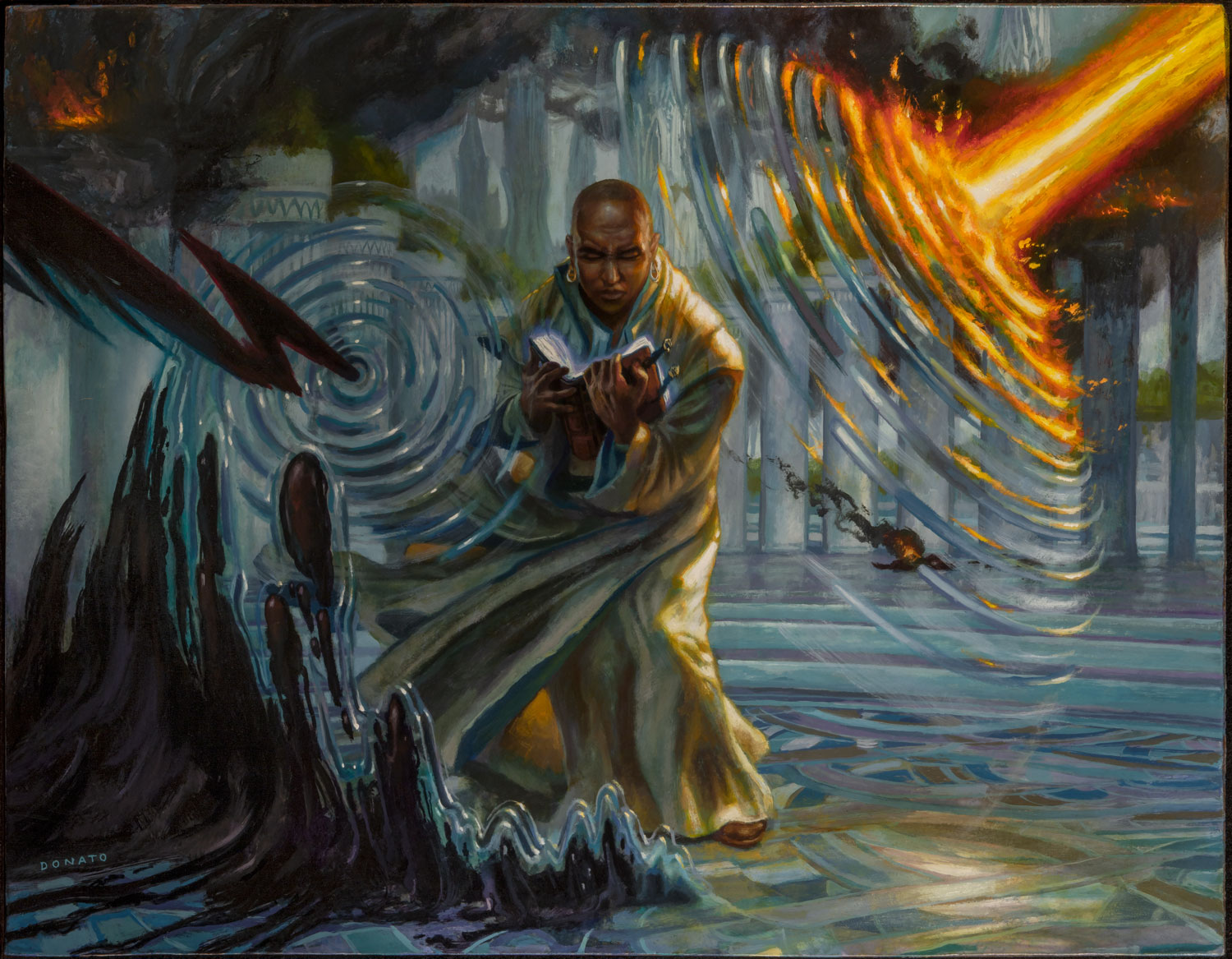Force of Will
Dominaria Remastered
14" x 18"  Oil on Panel 2021
private collection