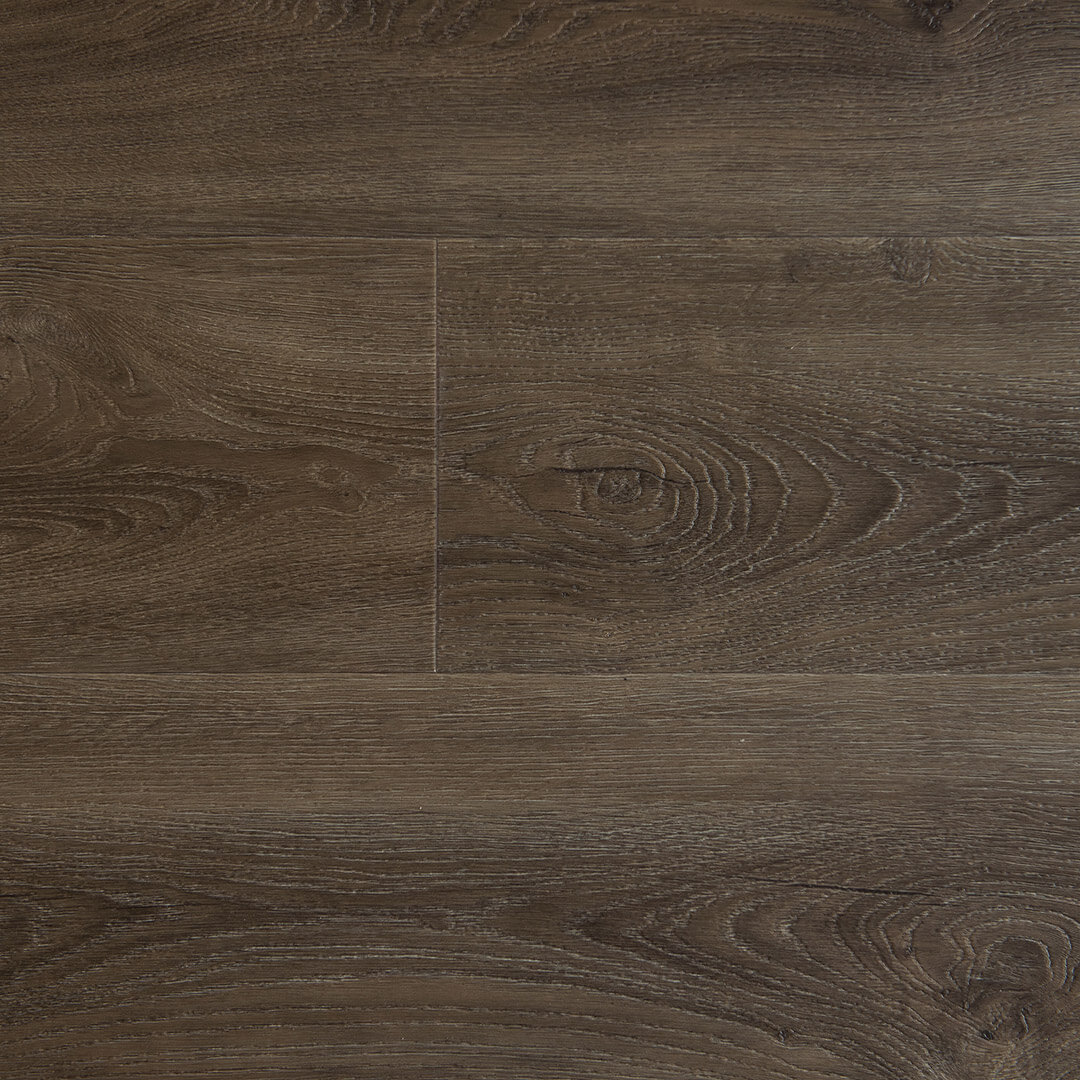 Innova WPC Collection Smoked Oak
Width 7 in. - Thickness 1/2 in. (12 mm) - Length 48 in.
Click System: Unilin Click 
Finish: 0.5 mm (20 mil) wear layer