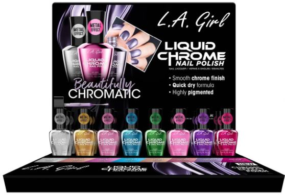 GCD273
LIQUID CHROME NAIL POLISH
