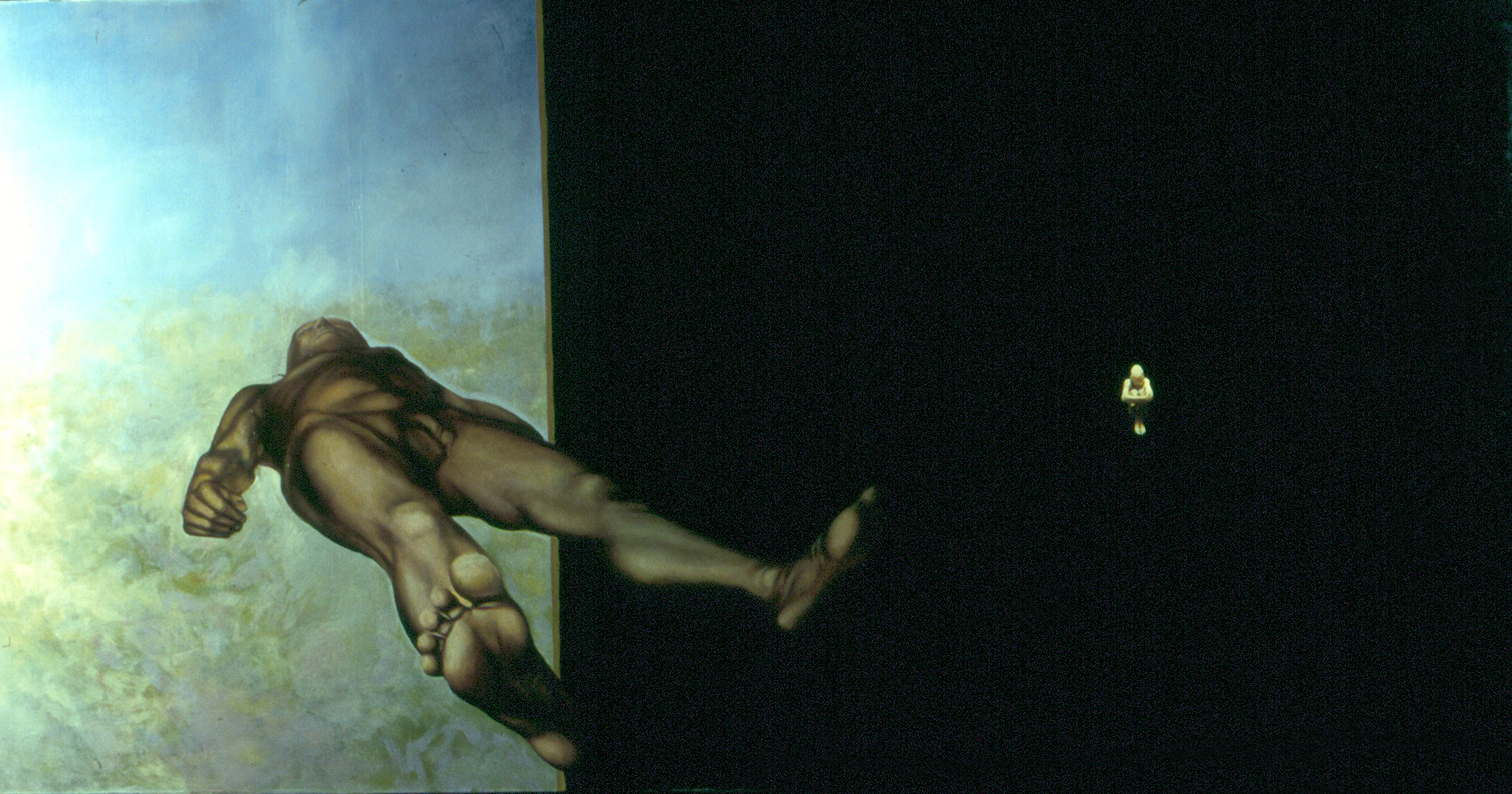 Beginning and End
offer
36" x 80" Oil on Canvas
1990