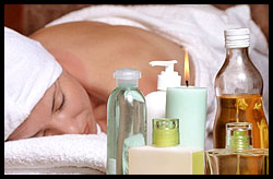 Woman having Spa treatment