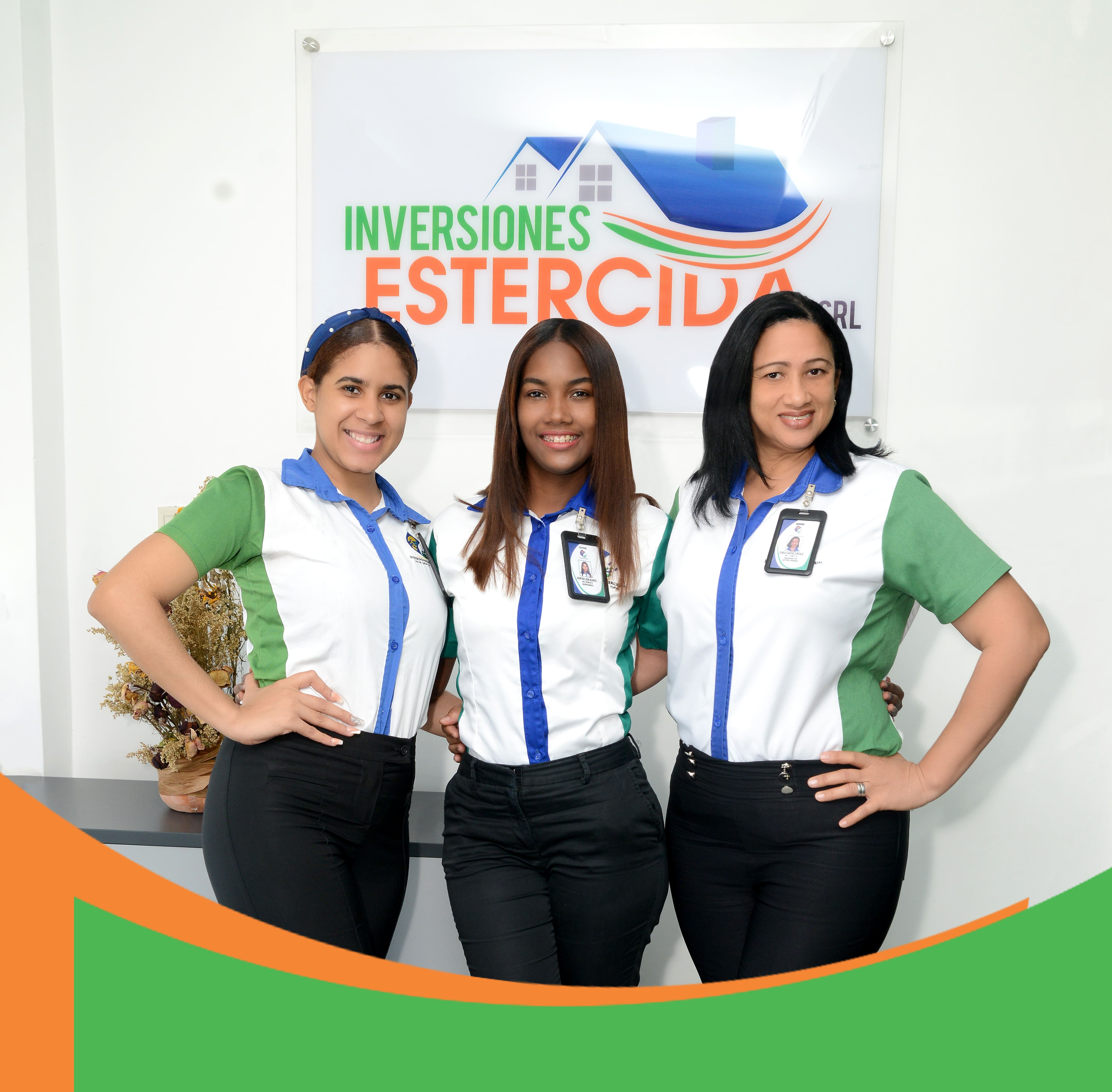 Smiling businesswoman