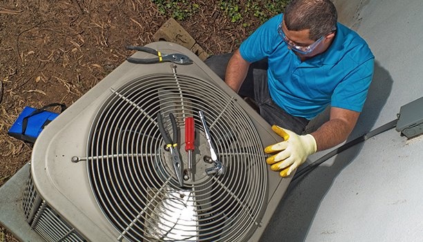 Hispanic Air Conditioning Technician