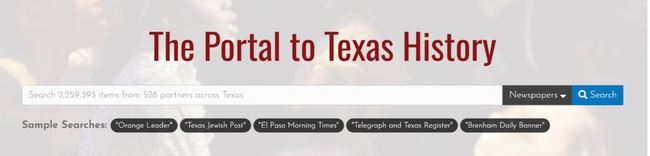 The Portal to Texas History