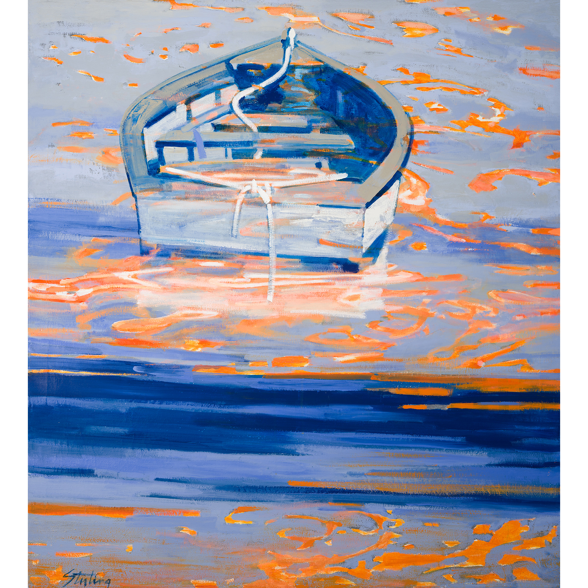SMOKE ON THE WATER
44x40
acrylic on canvas