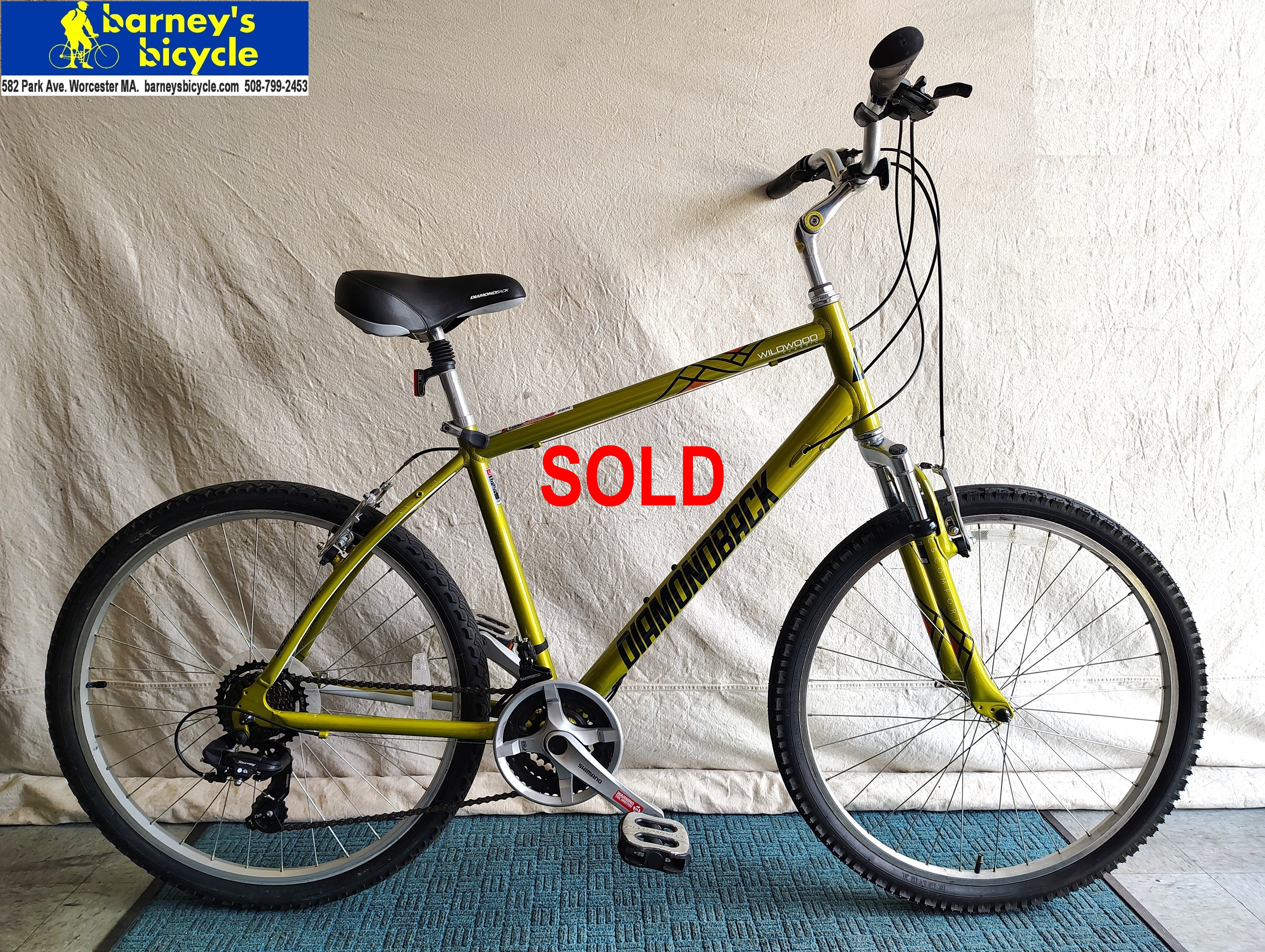 Daimondback Wildwood
Frame Size: 20" LG / Rider Height: 5'10-6'1
$389.00 
