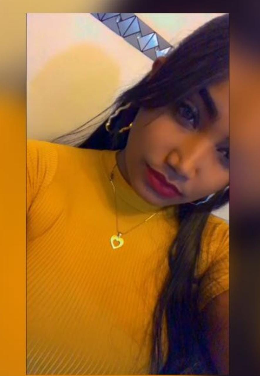 Happy female customer