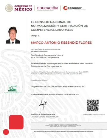 Proceso de certificación eficiente, quedé satisfecho.