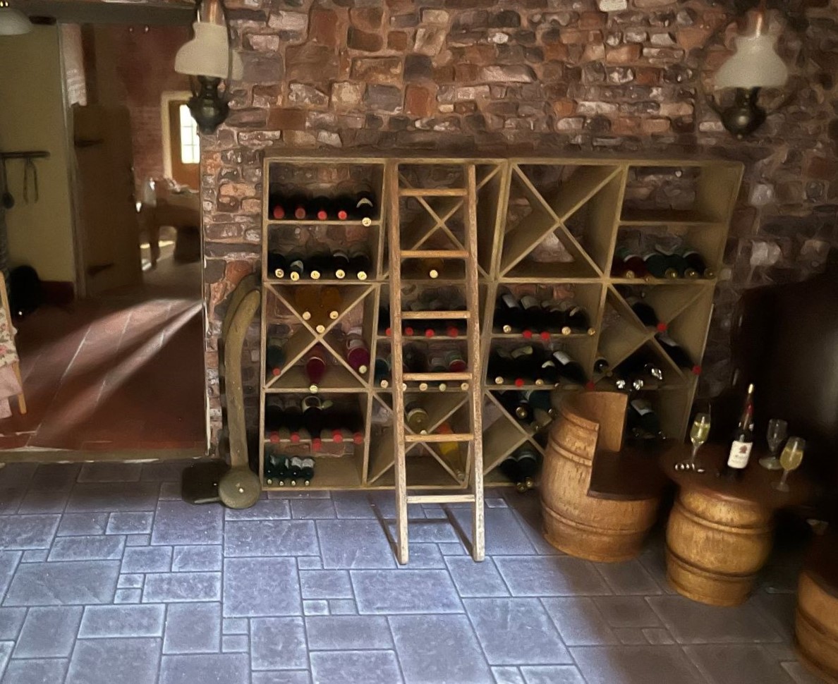 Wine Cellar
All Rooms were Decorated, 
Furnished and Photographed
by Jackie, the Owner/Collector