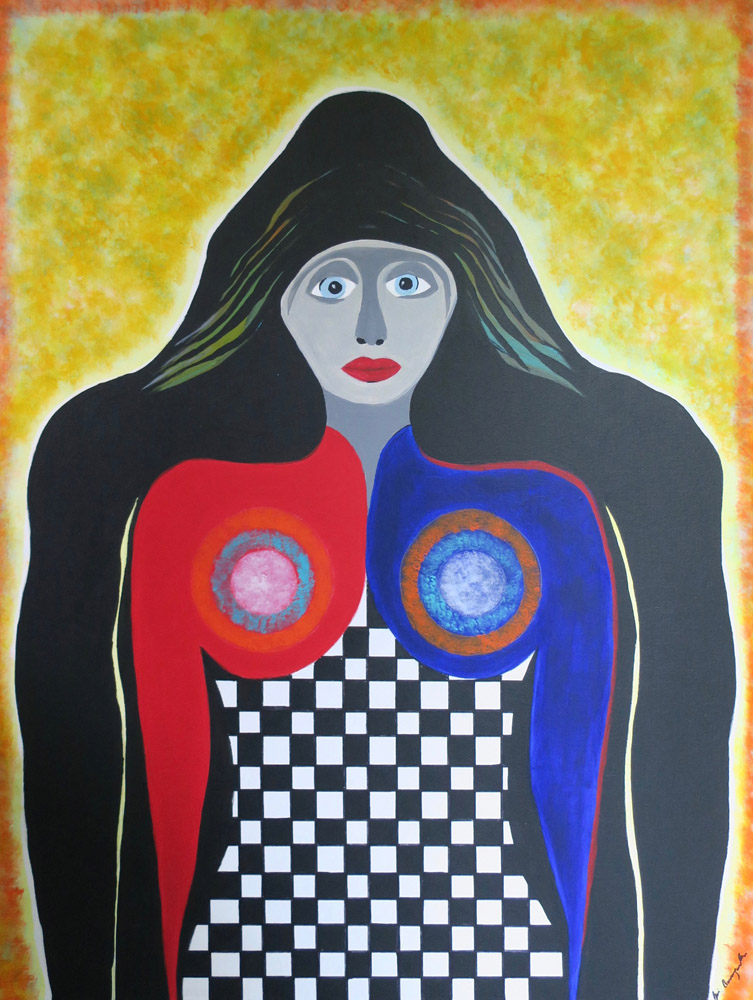 Woman in Stasis  30 x 40