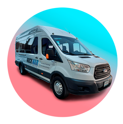 Camioneta para 17 pasajeros
Turismos Rockmar