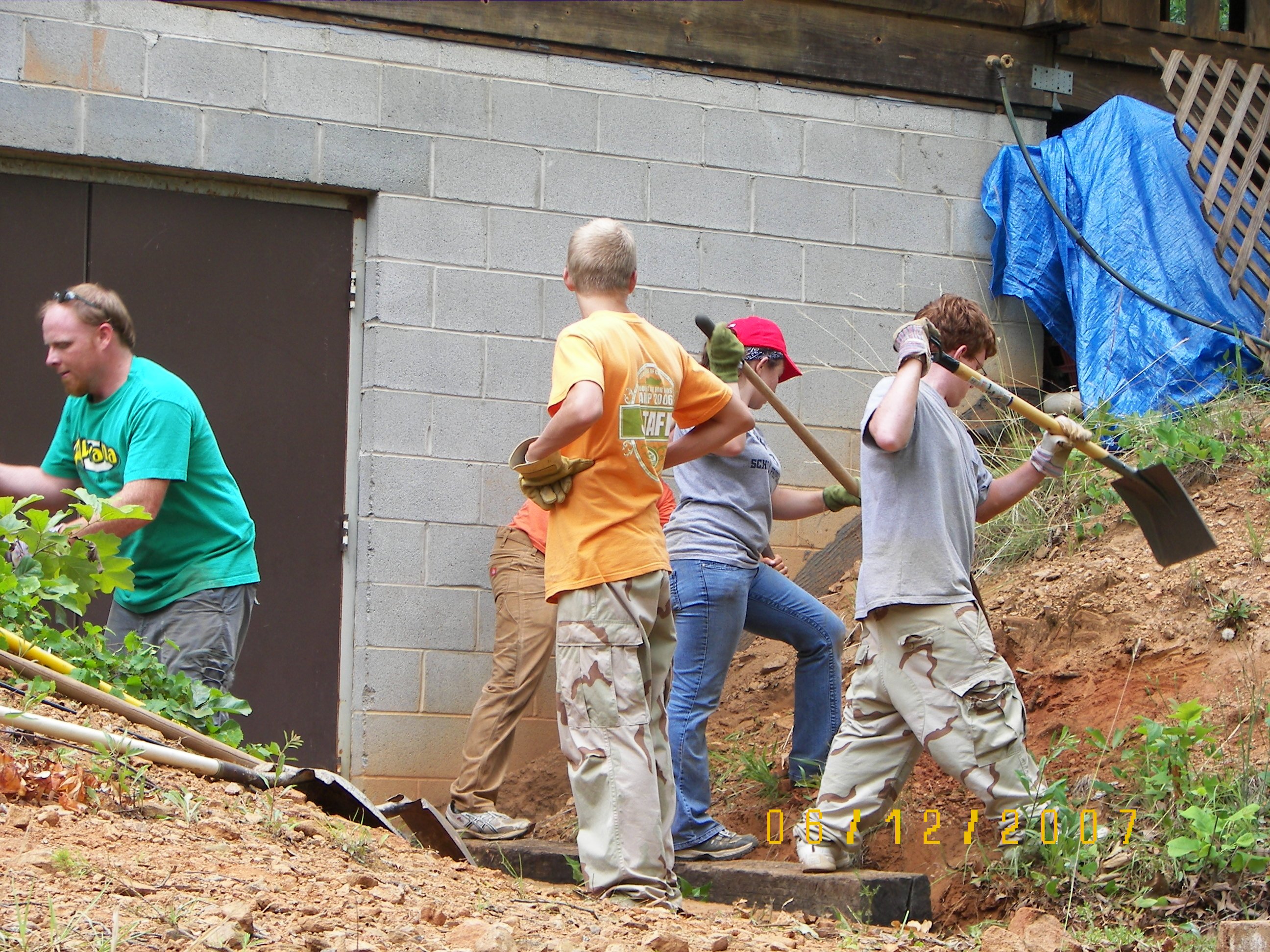 Outside Basement Work