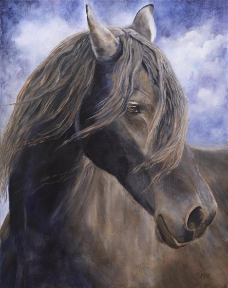 Dreamer
16" x 20"  oil on canvas