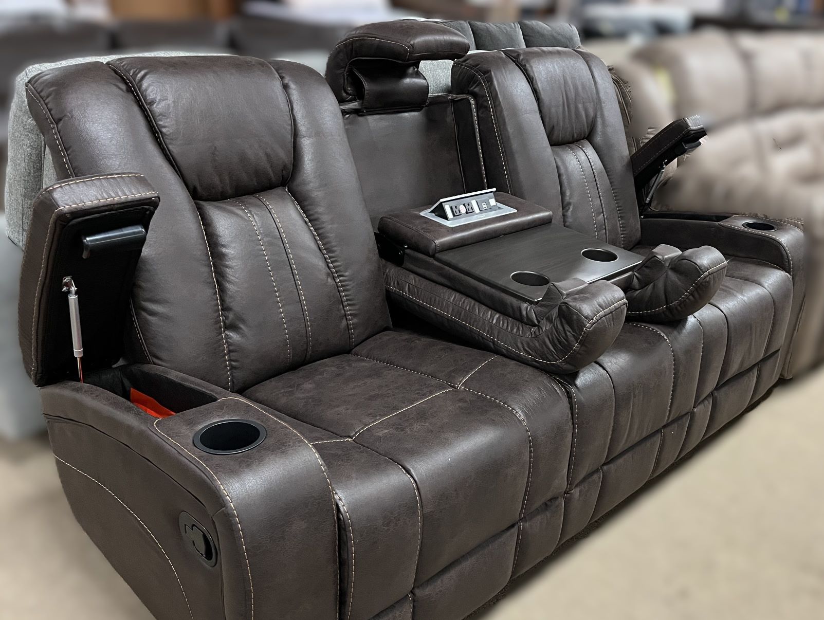 999 Espresso Reclining