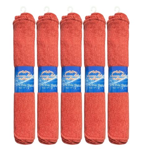 ST-6
SAMMY MILLS 6PK RED SHOP TOWEL 
13X14
UPC: 851660165338
72 CS PACK

