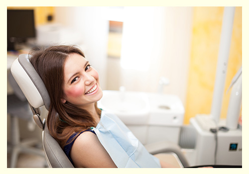 Woman at the Dentistry
