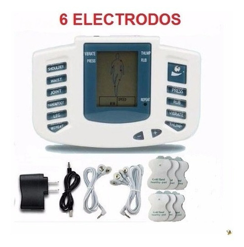 JR-309A
Masajeador de pulso de acupuntura electroestimulación
estimulador muscular eléctrico, máquina de fisioterapia, 16 almohadillas