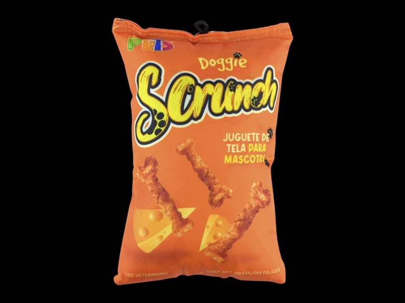 FL8277 JUGUETE DE TELA 
DOGGIE SCRUNCHY QUESO