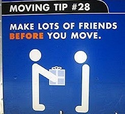 moving tip cartoon "make lots of friends before you move' moving tip cartoon "make lots of friends before you move'