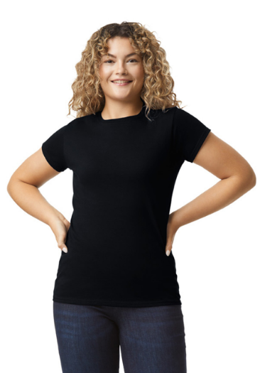 PLAYERA CON SILUETA DE DAMA