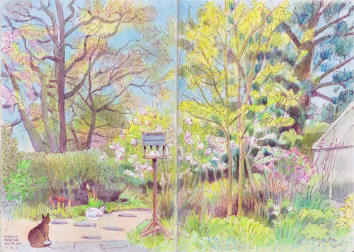 Cheshire Garden in Spring