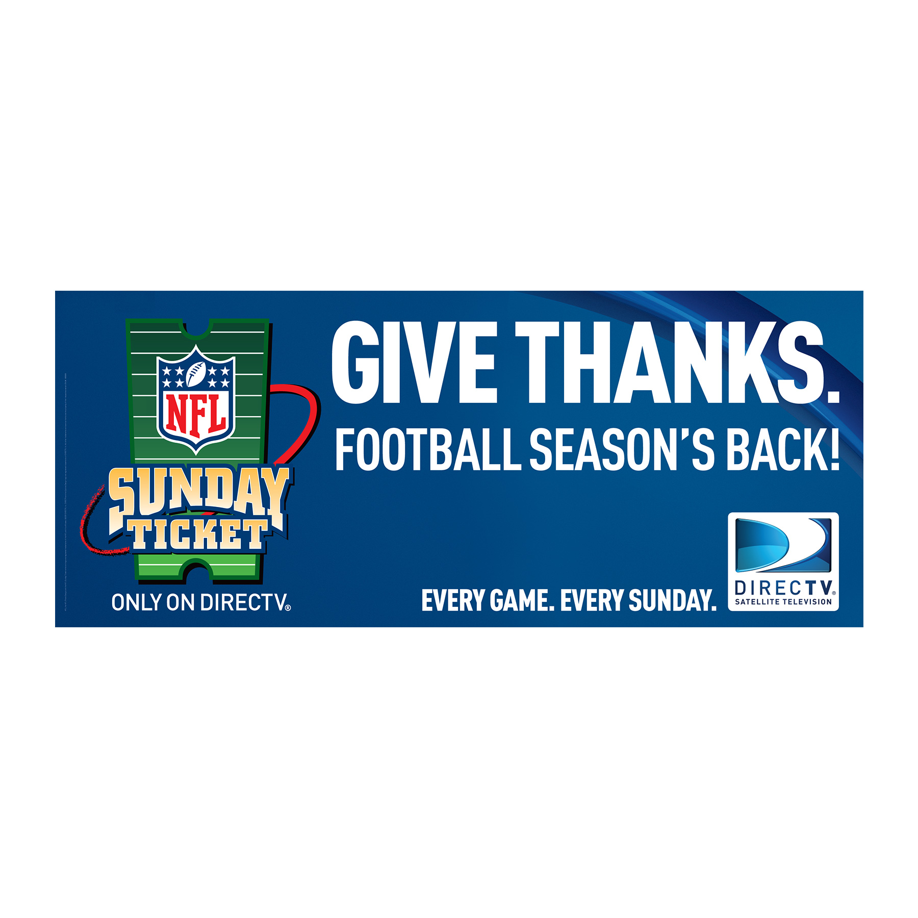 DIRECTV NFL Sunday Ticket Banner