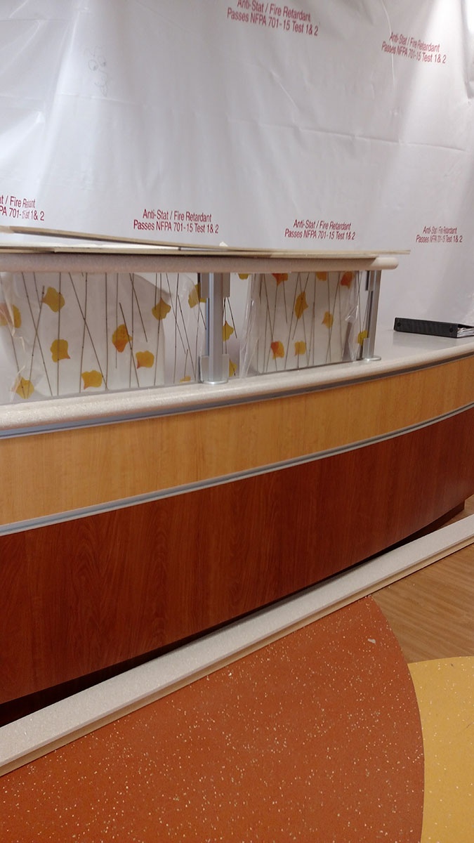 Elegant Reception Countertop