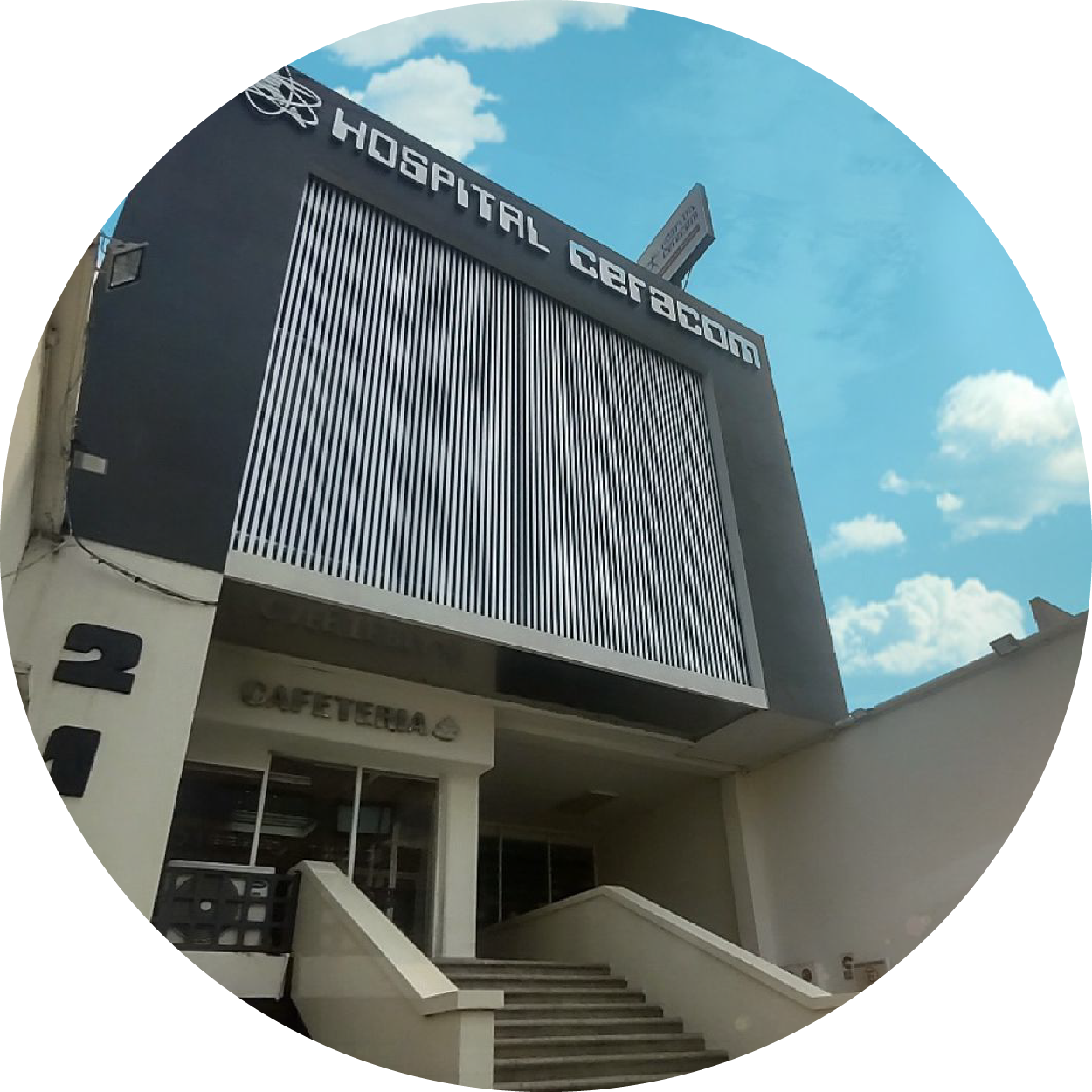 Female doctor talking to two patients