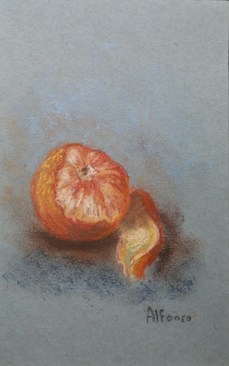 Orange Peeled
Pastel
5.5" X 8.5"
$75.