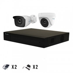 Kit 2 Cámaras TurboHD 1080p HiLook by Hikvision