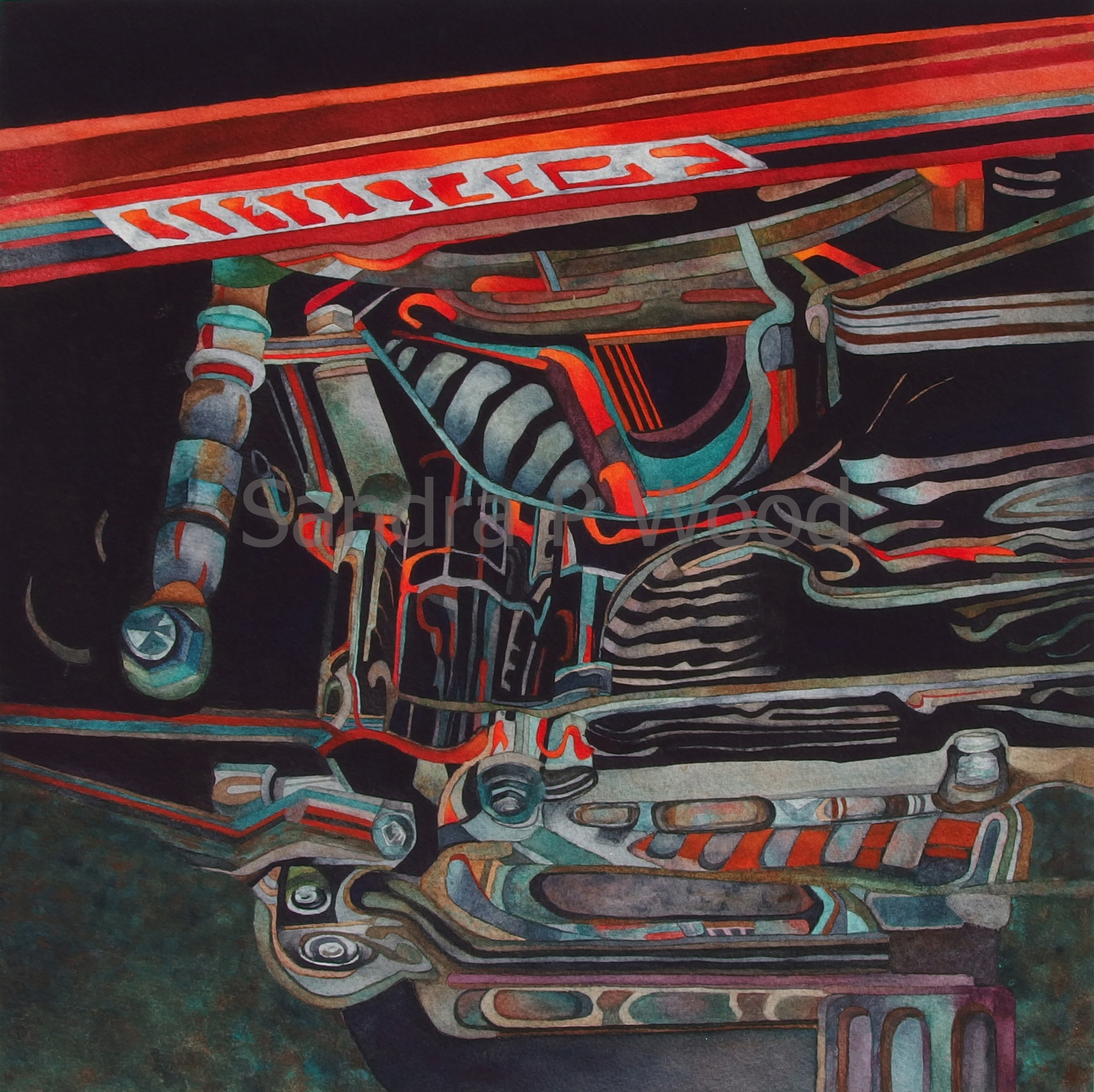 JUST PARTS
(watercolor)

