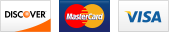 We accept Discover, MasterCard and Visa.||||